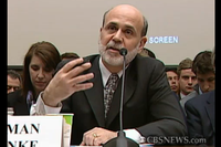 Maxine Waters reynir a grilla selabankastjra Bandarkjanna, Ben S. Bernanke