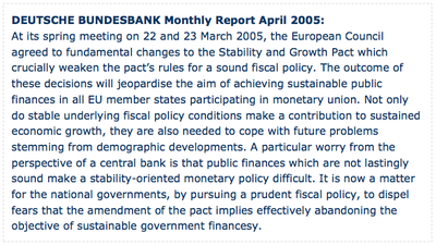 DEUTSCHE BUNDESBANK Monthly Report April 2005