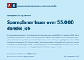 Spareplaner truer over 55.000 danske job