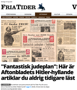 Aftonbladets Hitler-hyllande 
