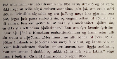 Sverrir Kristjánsson - 1961 - Rit og blaðagreinar Jóns Sigurðssonar - setur allt sitt traust á alþýðuna - bls liii 53